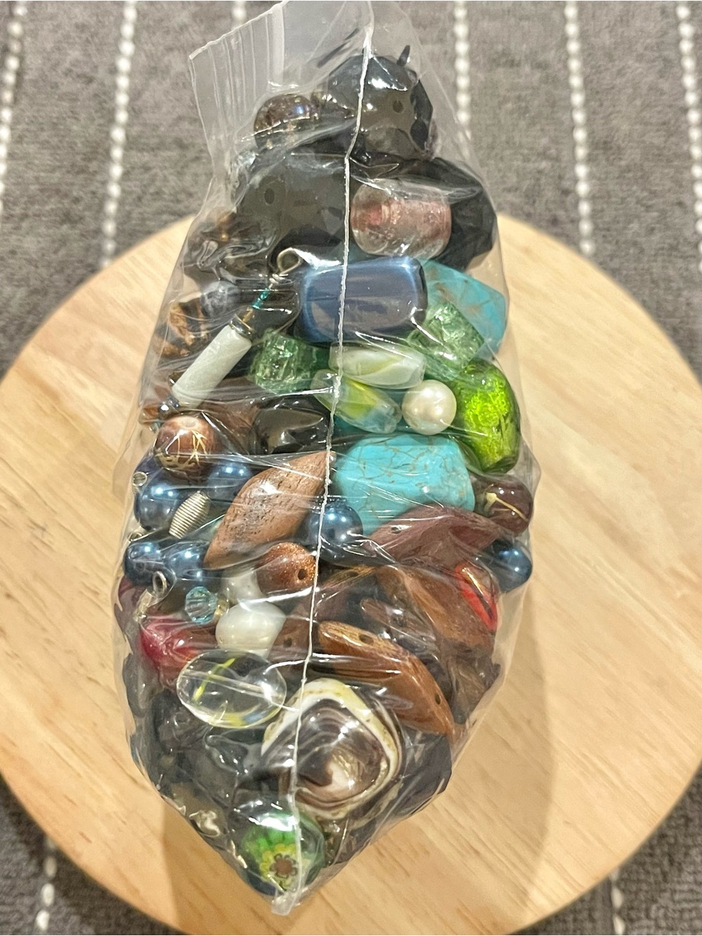 🌑BULK One Pound Estate Collection Craft Glass Beads Mix for DIY🌑 - Picture 3 of 4